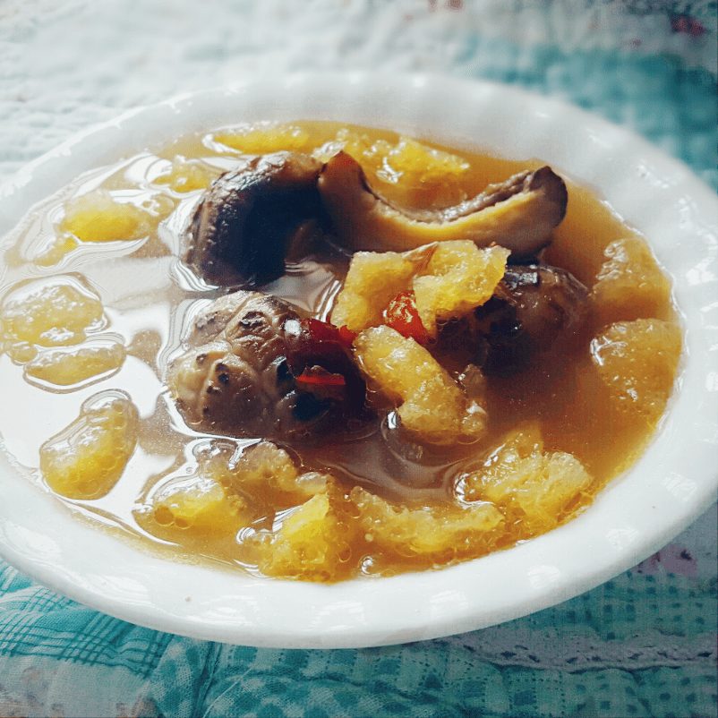 fish maw mushroom soup