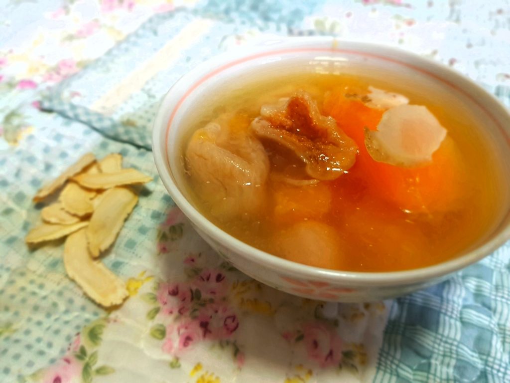 american ginseng papaya soup