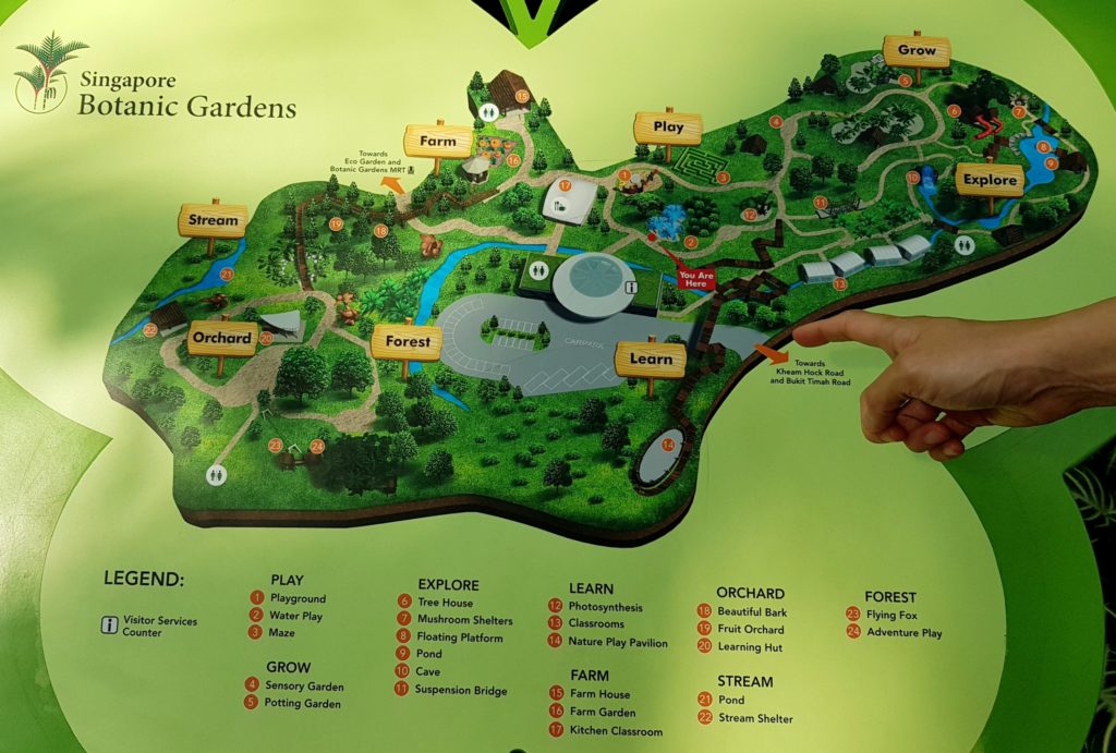 jacob ballas children's garden map