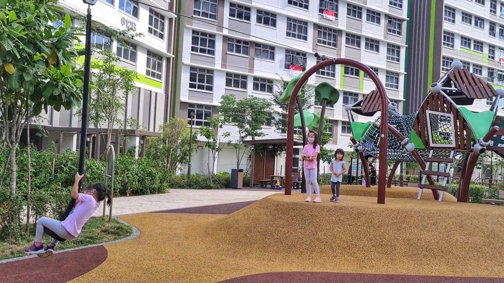 Tampines North playground flying fox